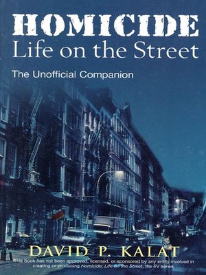 cover image of Homicide: Life on the Streets
